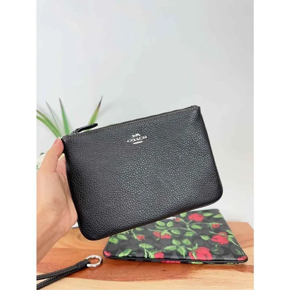 NWT Coach Mix Print Pouch Trio‎  bags